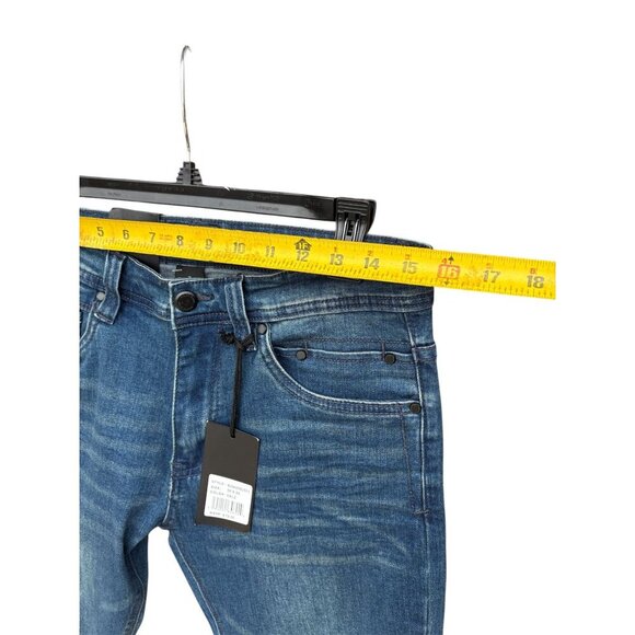 Steves Jeans Slim Fit Stretch Denim Jeans Distressed Style Size 30/30 Medium Was - Picture 4 of 7